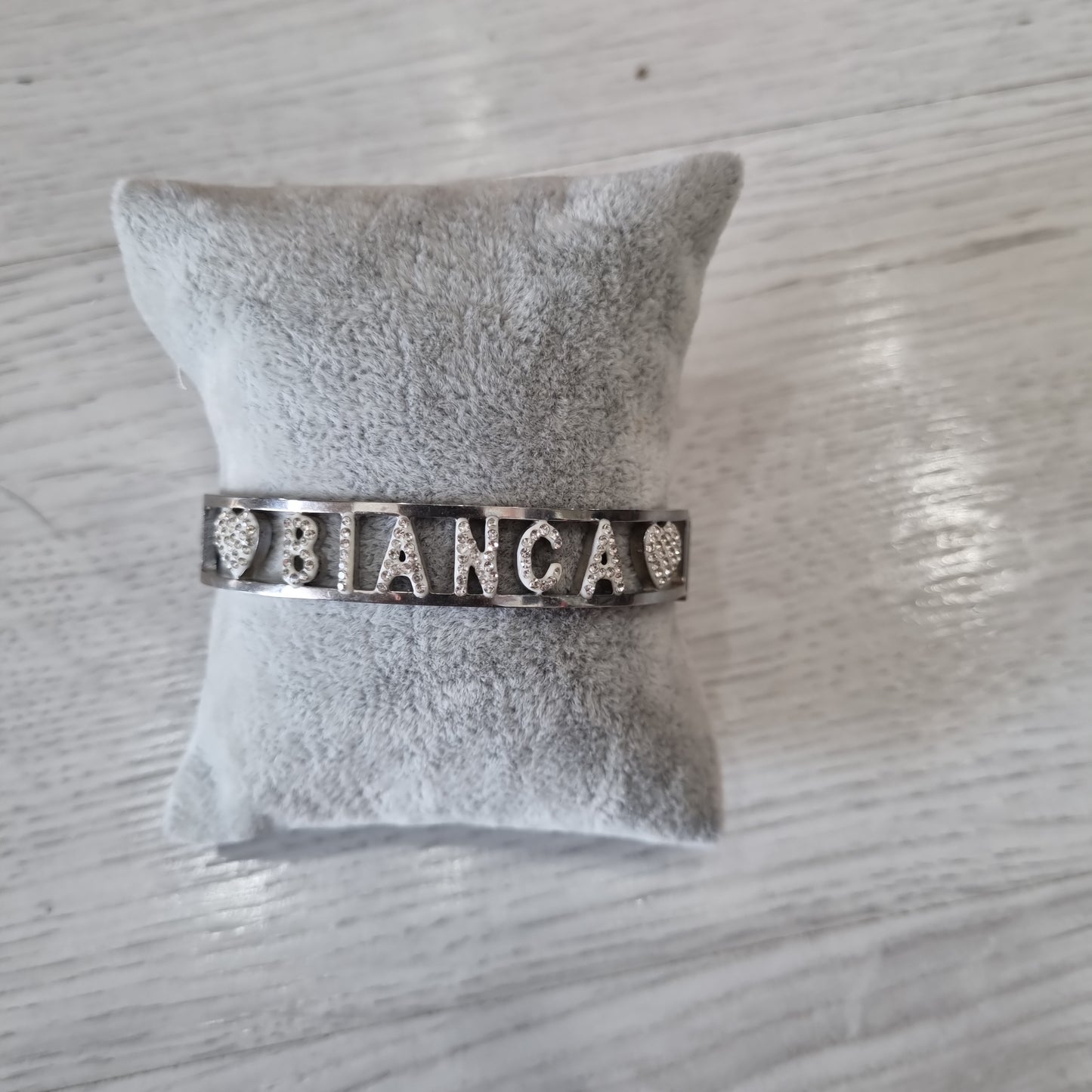 Bracciale nome con iniziale B F