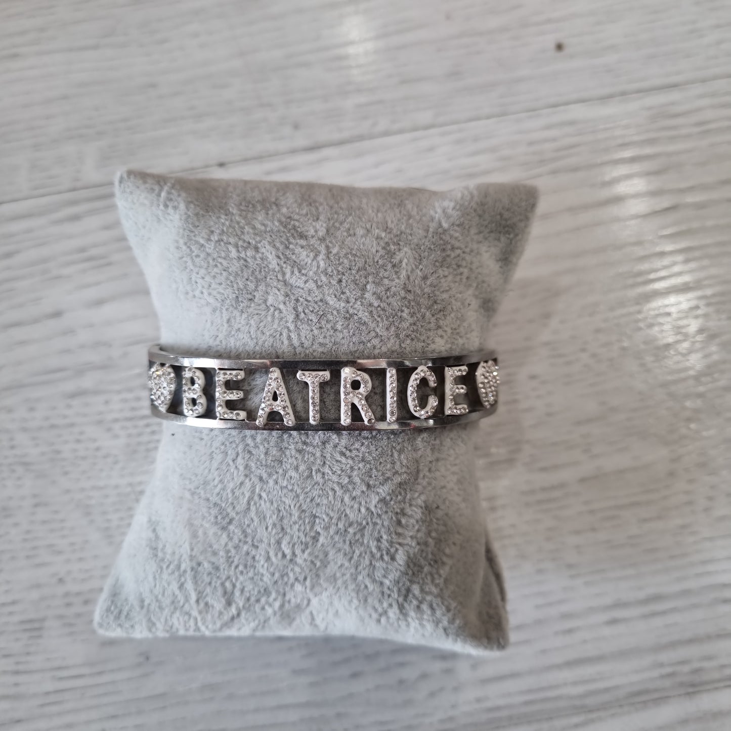 Bracciale nome con iniziale B F