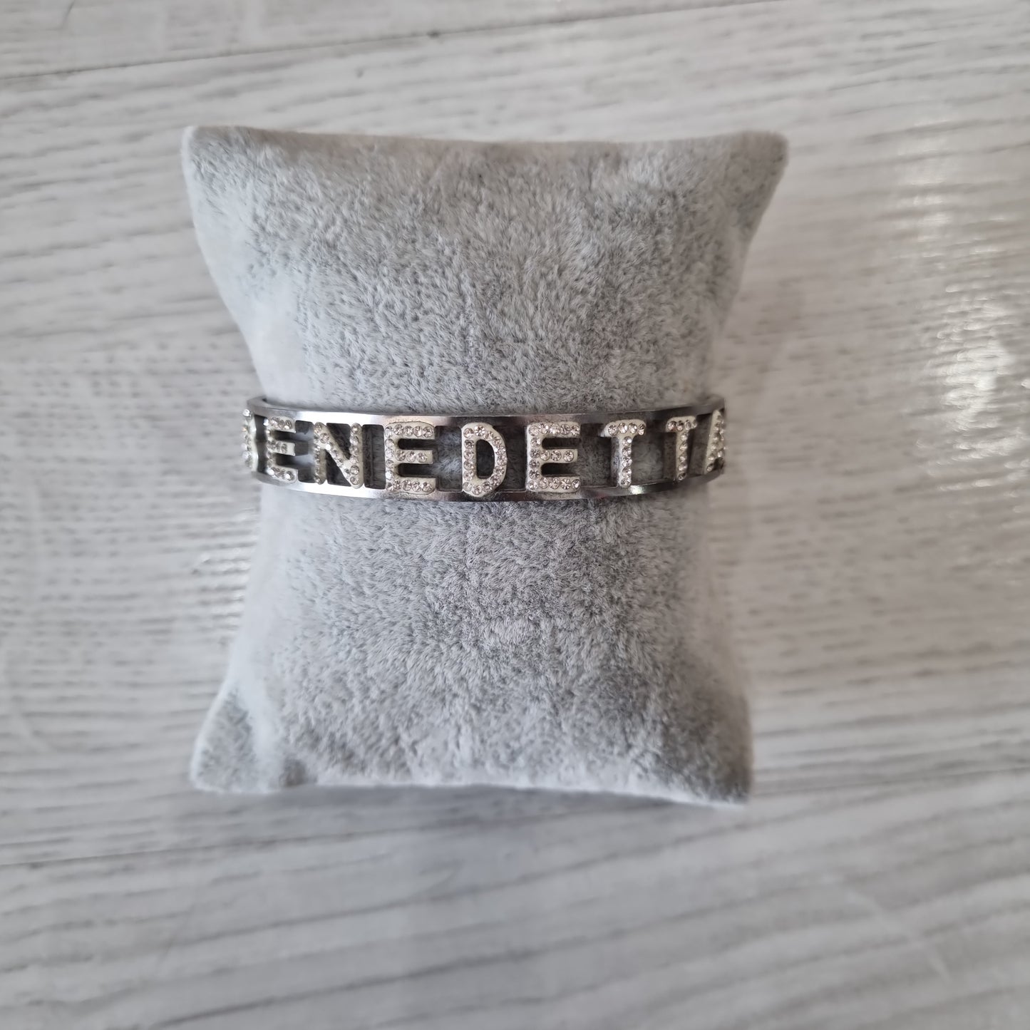 Bracciale nome con iniziale B F