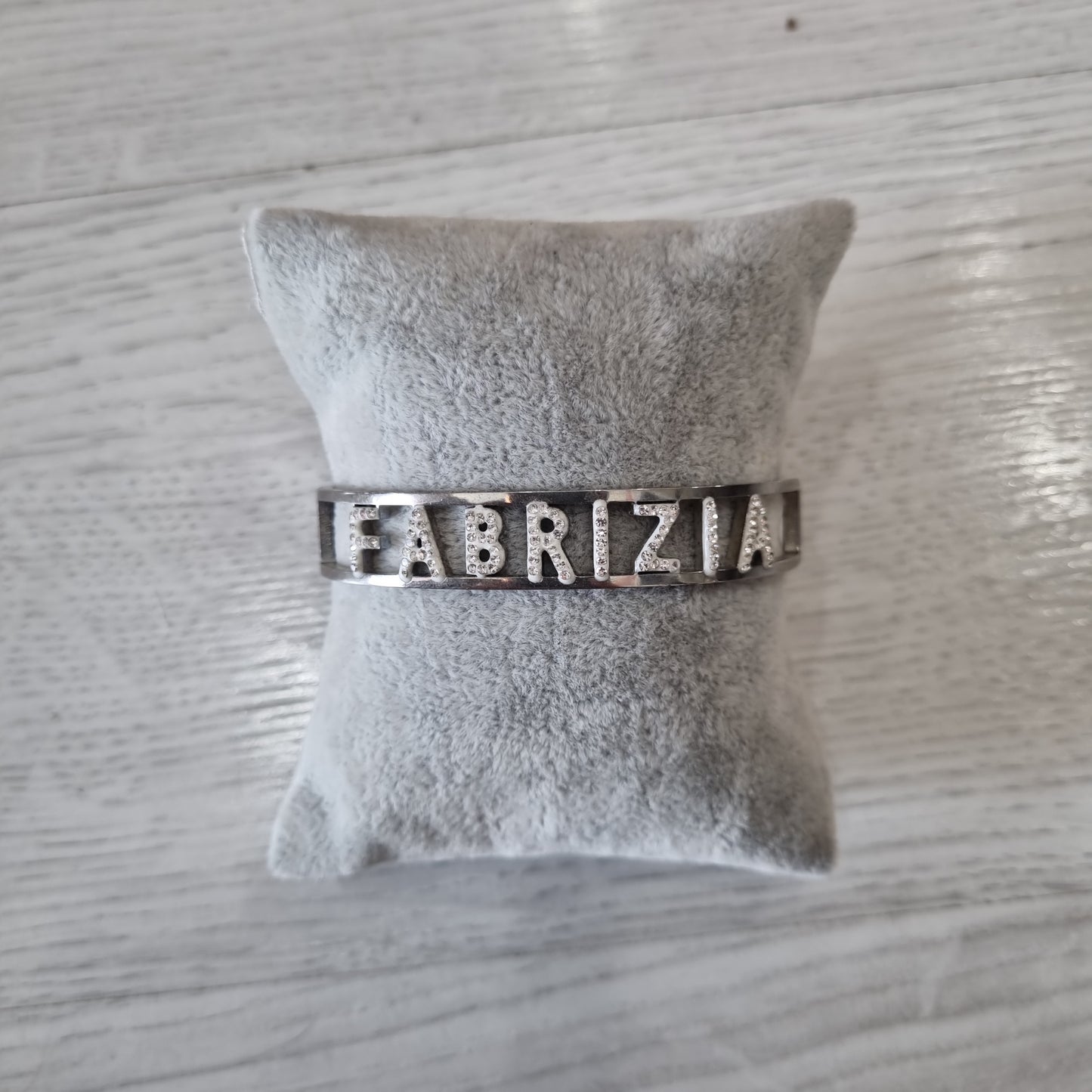 Bracciale nome con iniziale B F