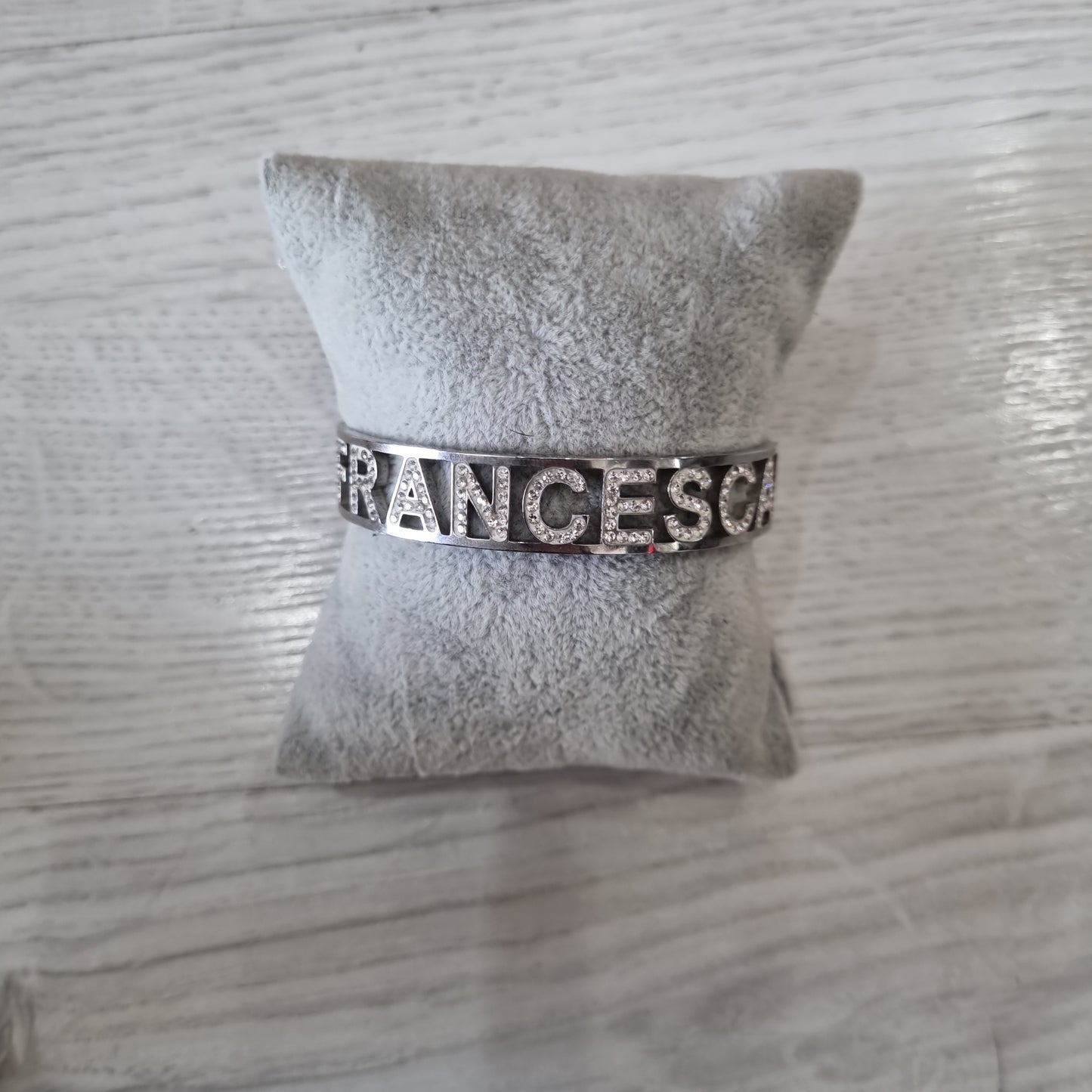Bracciale nome con iniziale B F