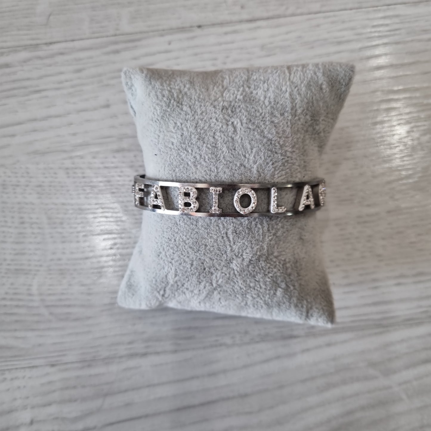 Bracciale nome con iniziale B F