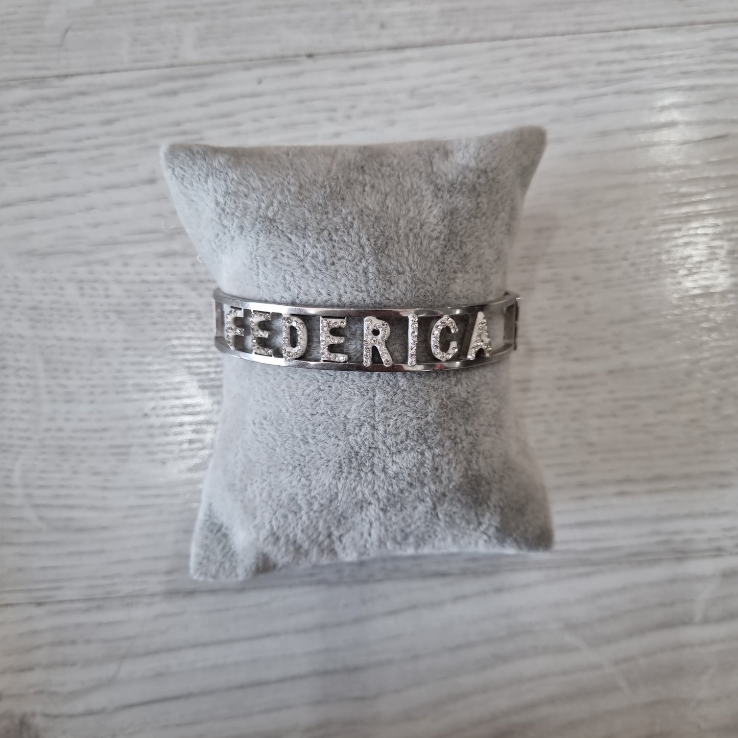 Bracciale nome con iniziale B F