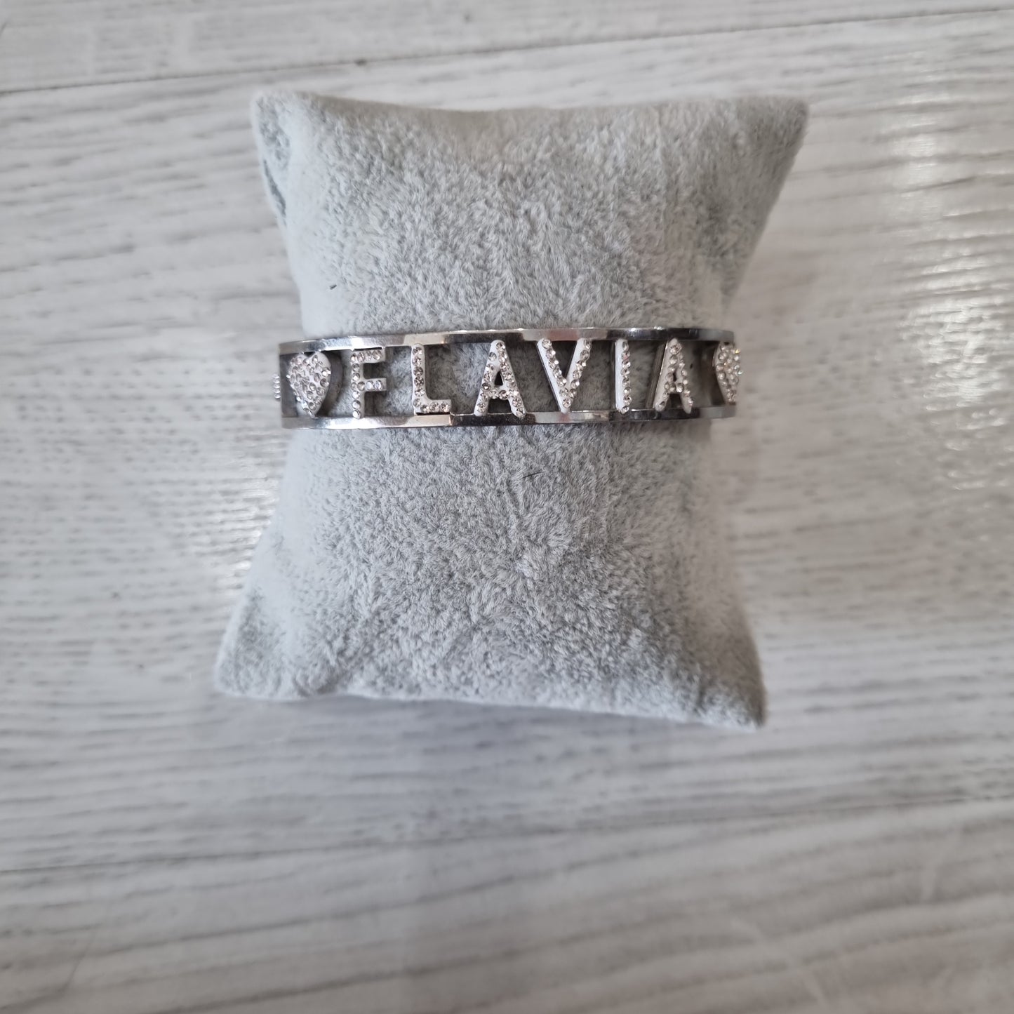 Bracciale nome con iniziale B F