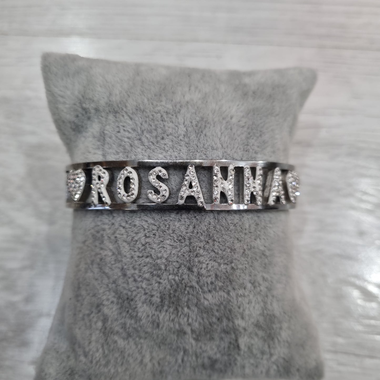 Bracciale nome con iniziale P e R