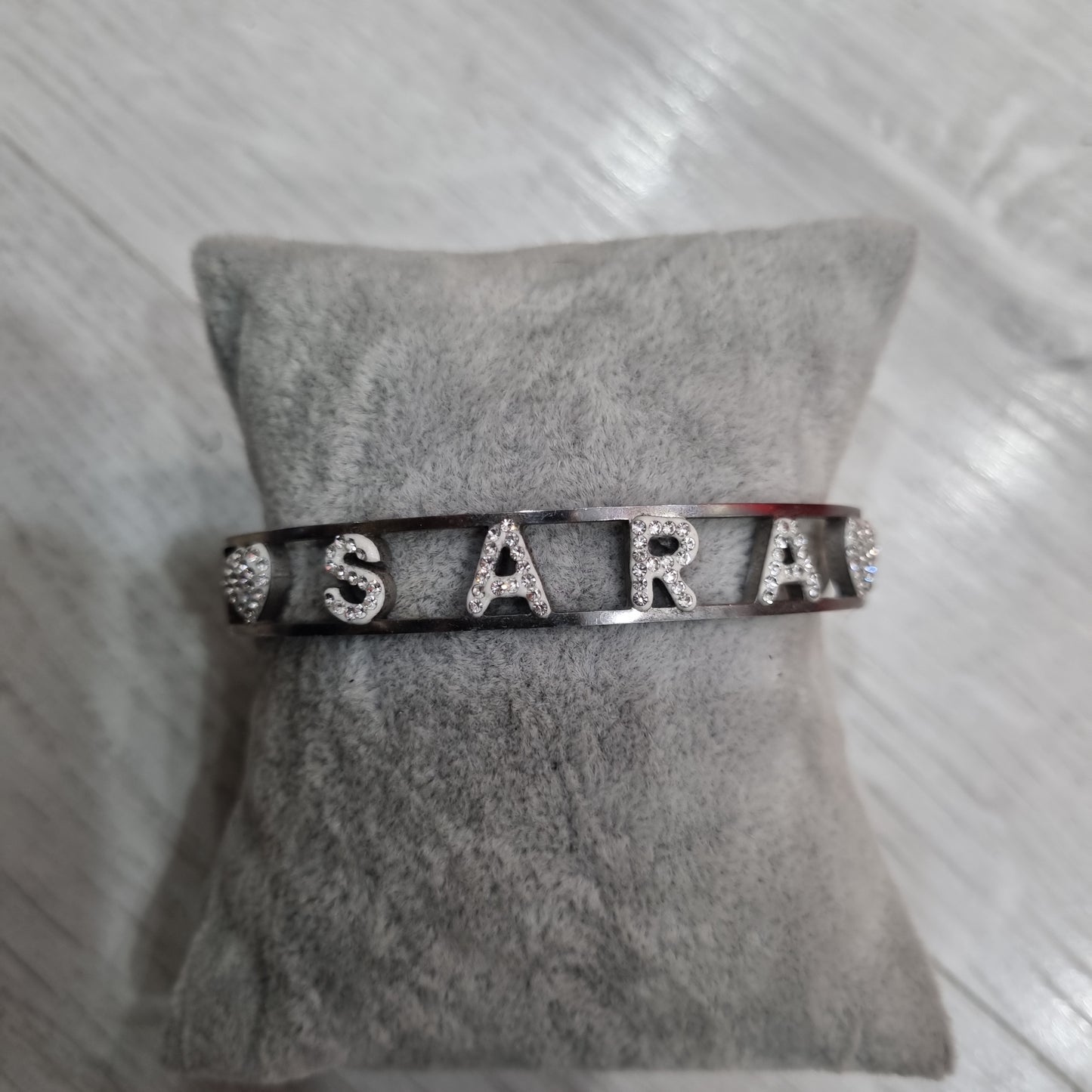 Bracciale nome con iniziale S e T