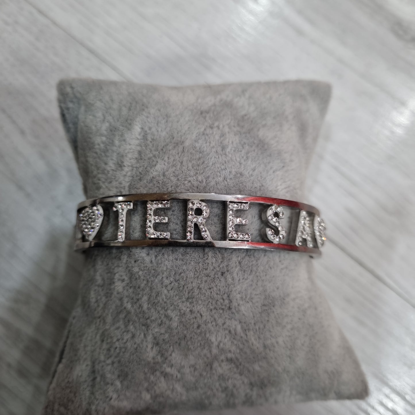 Bracciale nome con iniziale S e T