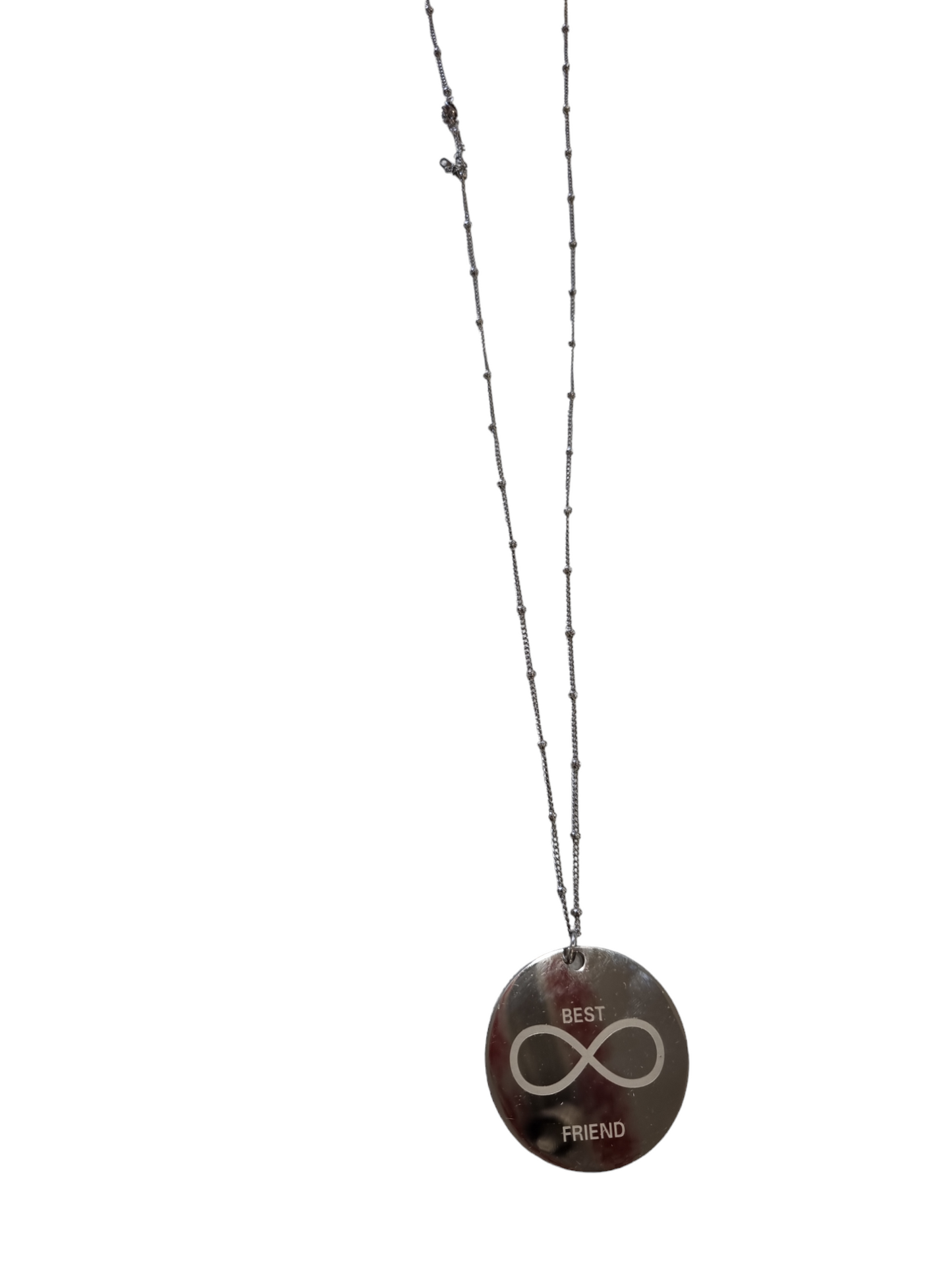 Collana lunga infinito in acciaio