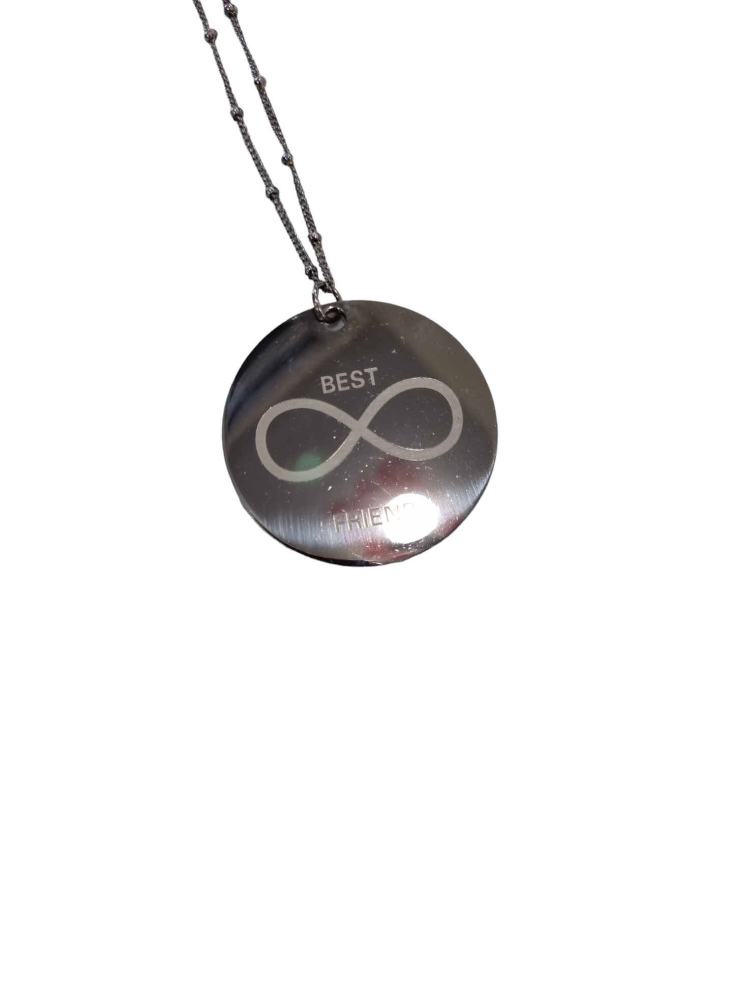 Collana lunga infinito in acciaio