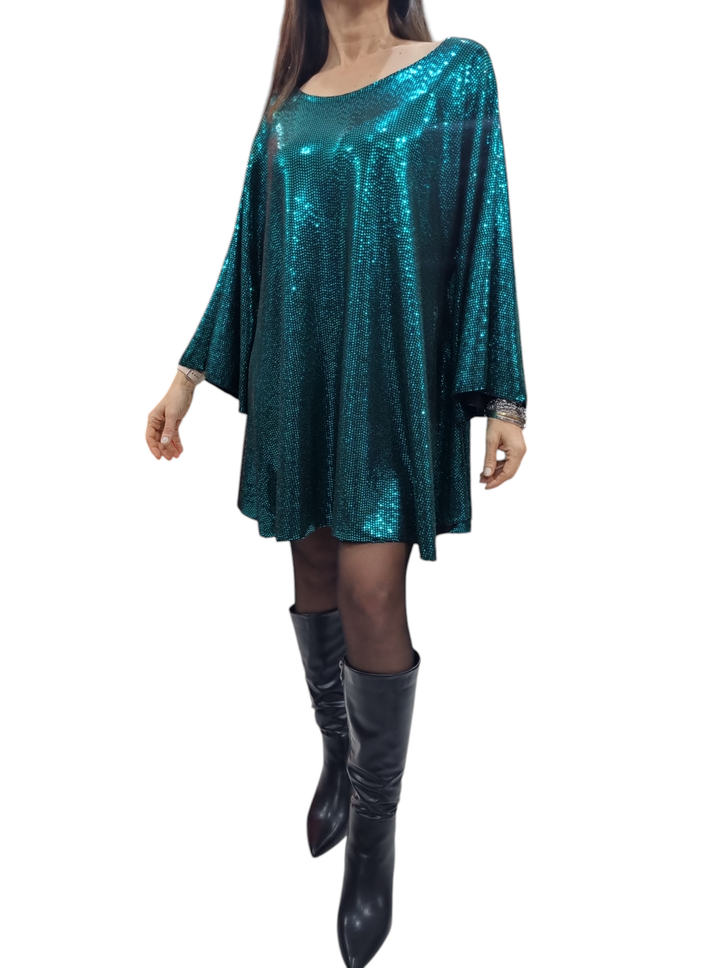Abito over lurex Gilda