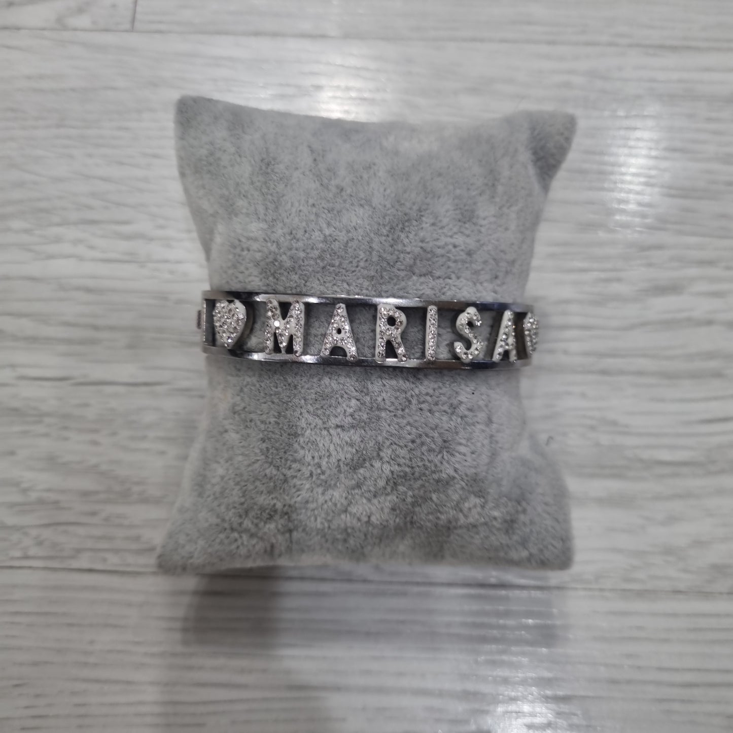 Bracciale nome lettera M