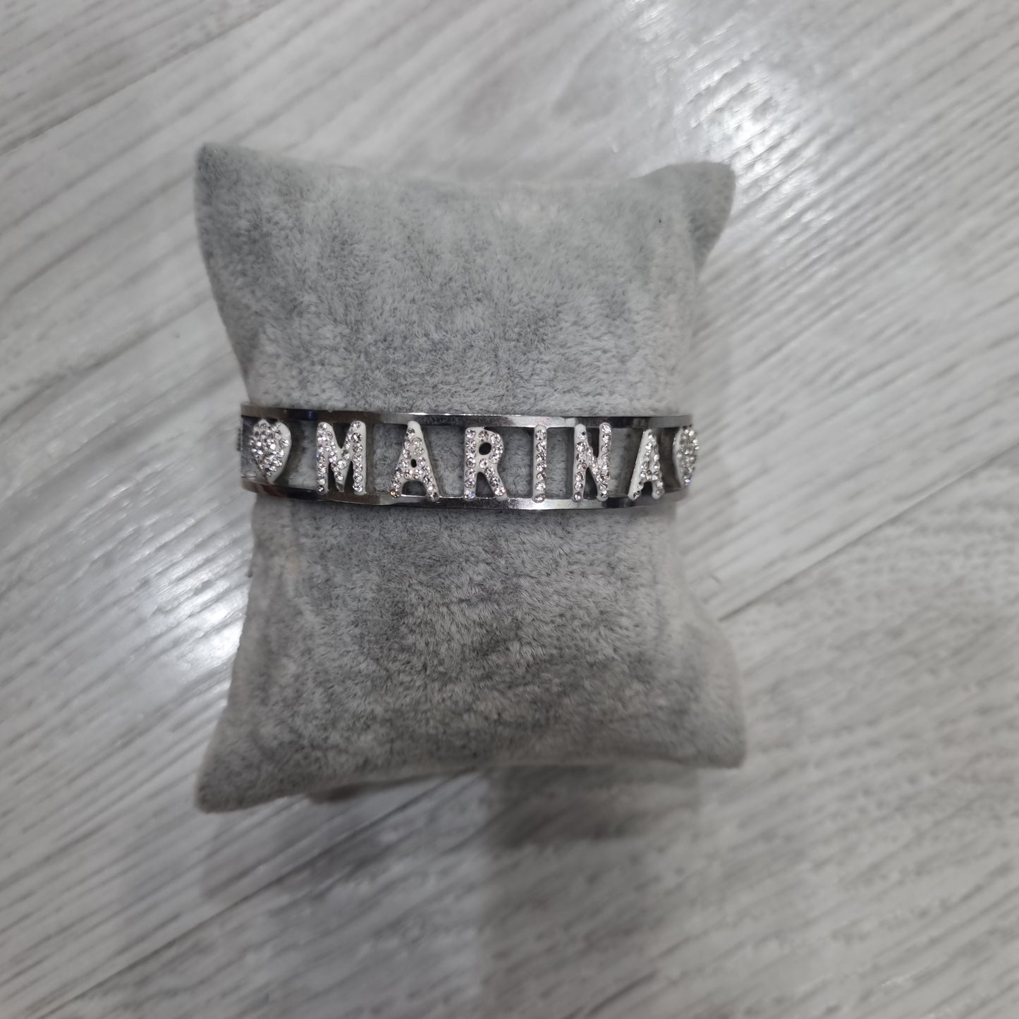 Bracciale nome lettera M