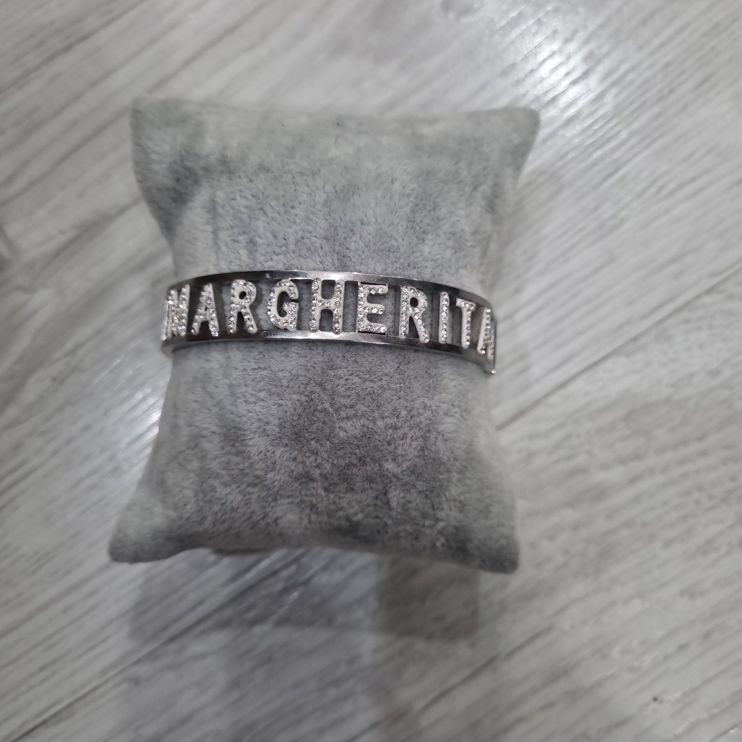 Bracciale nome lettera M