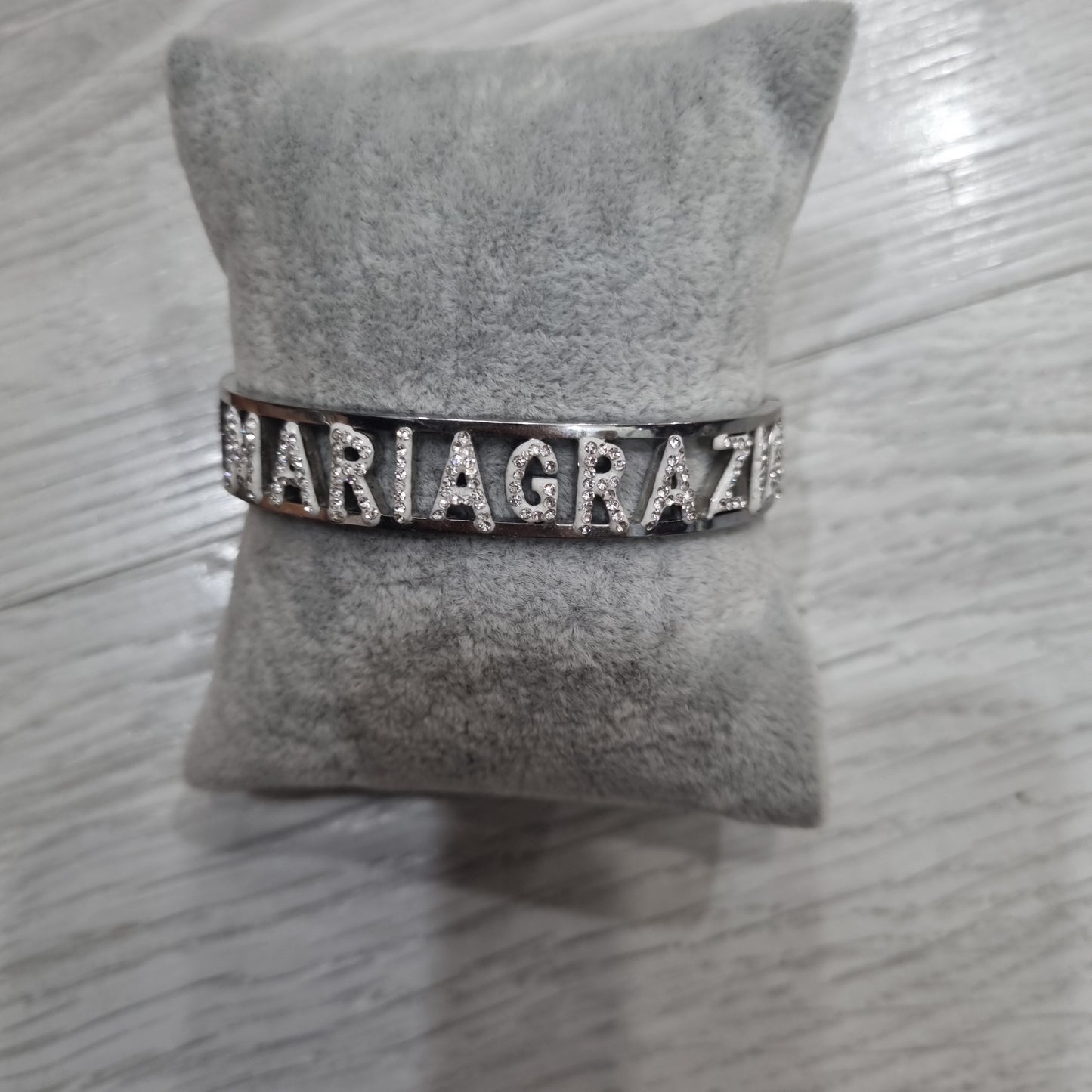 Bracciale nome lettera M