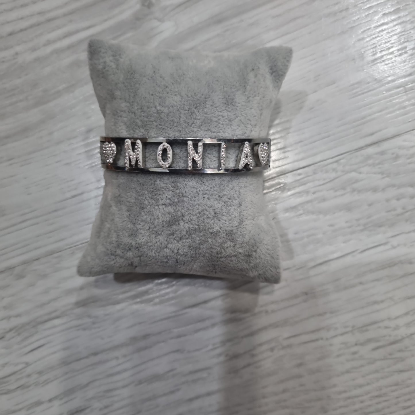 Bracciale nome lettera M