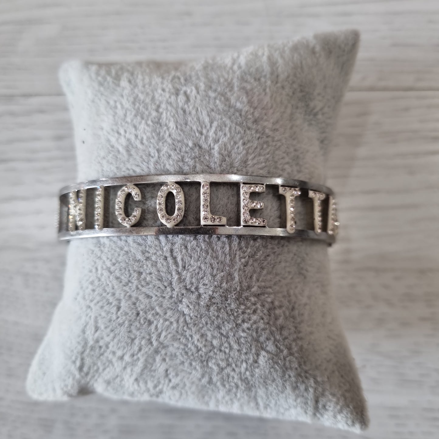 Bracciale nome con iniziale N