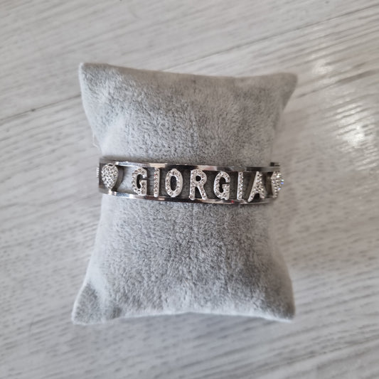 Bracciale nome inziale G