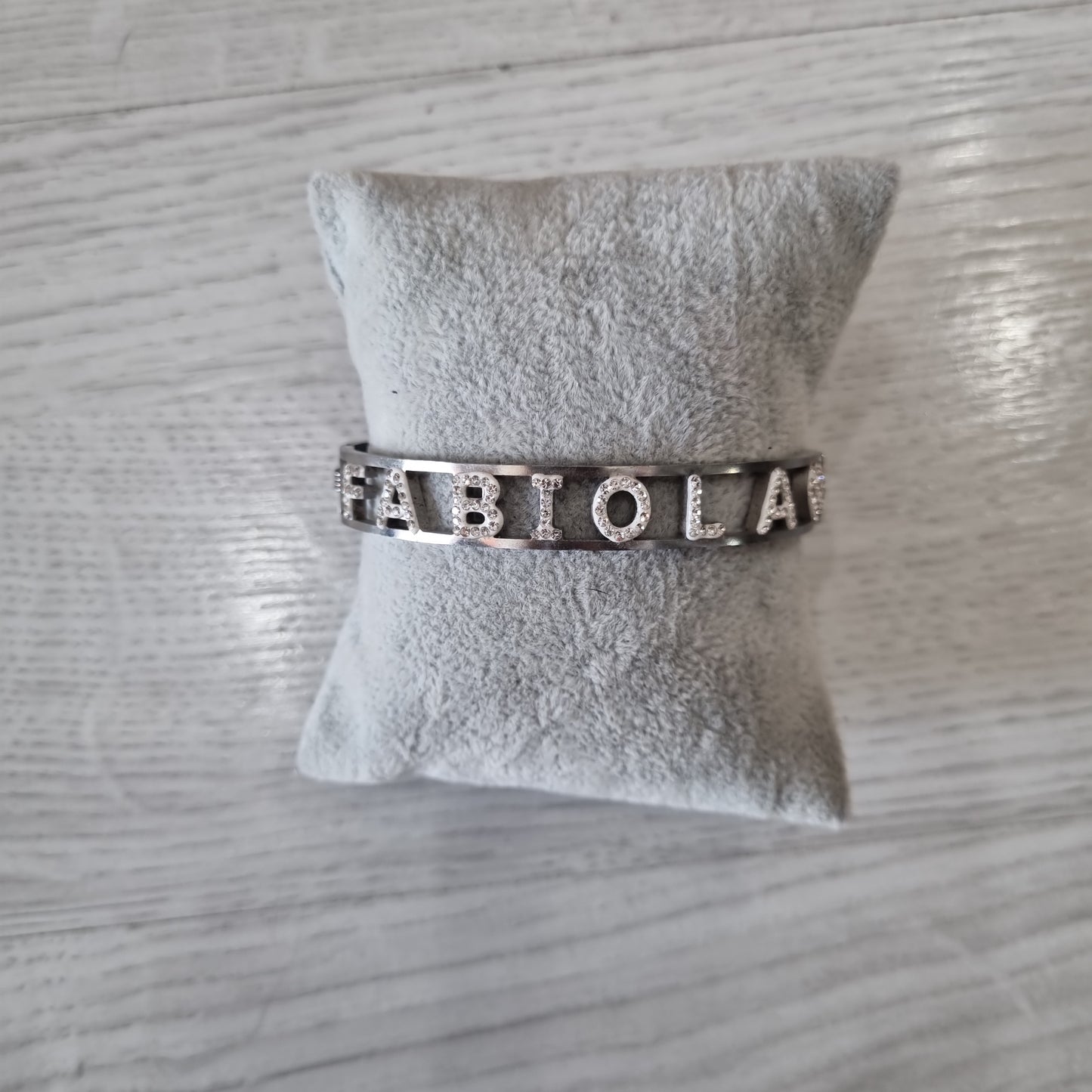 Bracciale nome con iniziale B  F