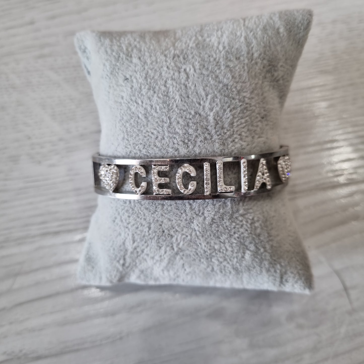 Bracciale nome con iniziale C