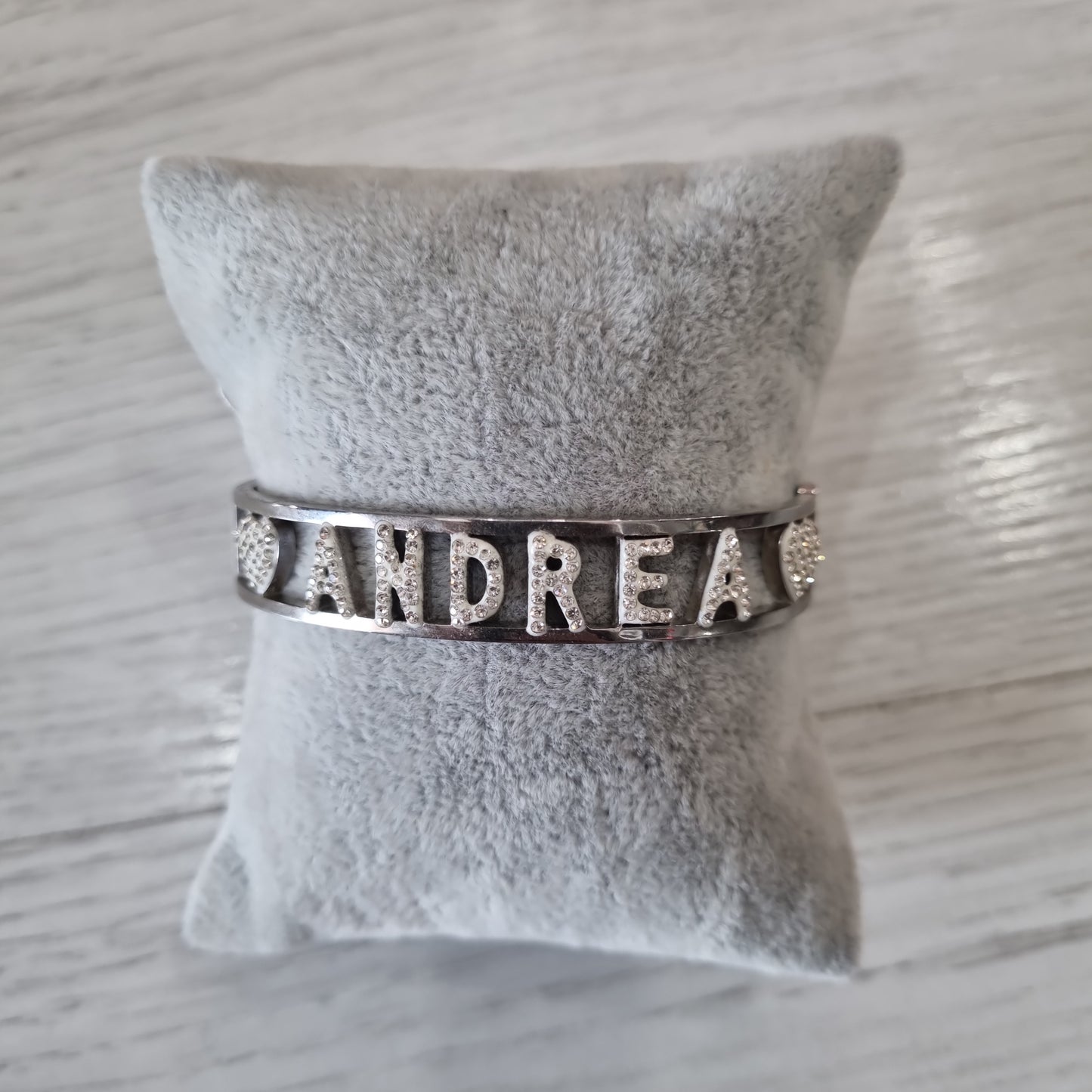 Bracciale nome con iniziale A