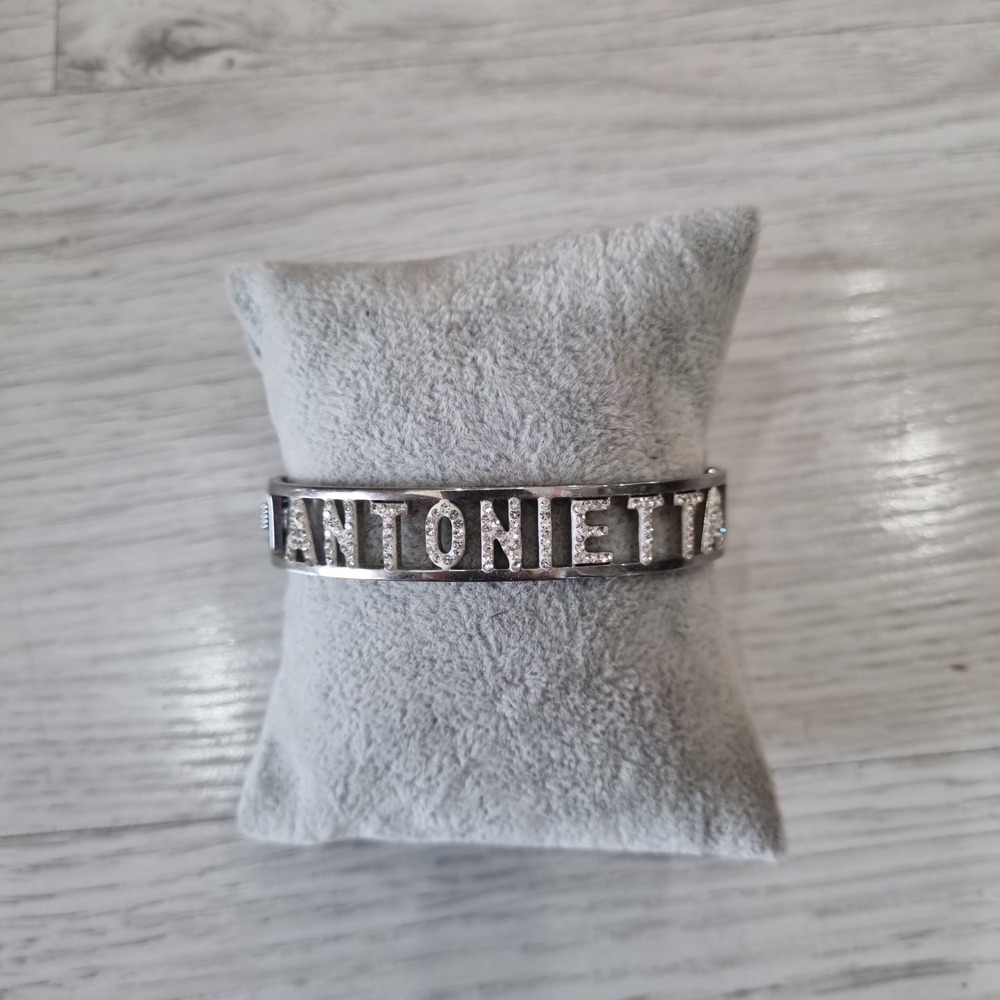 Bracciale nome con iniziale A