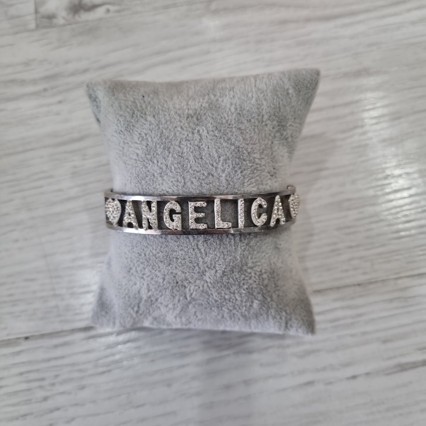 Bracciale nome con iniziale A