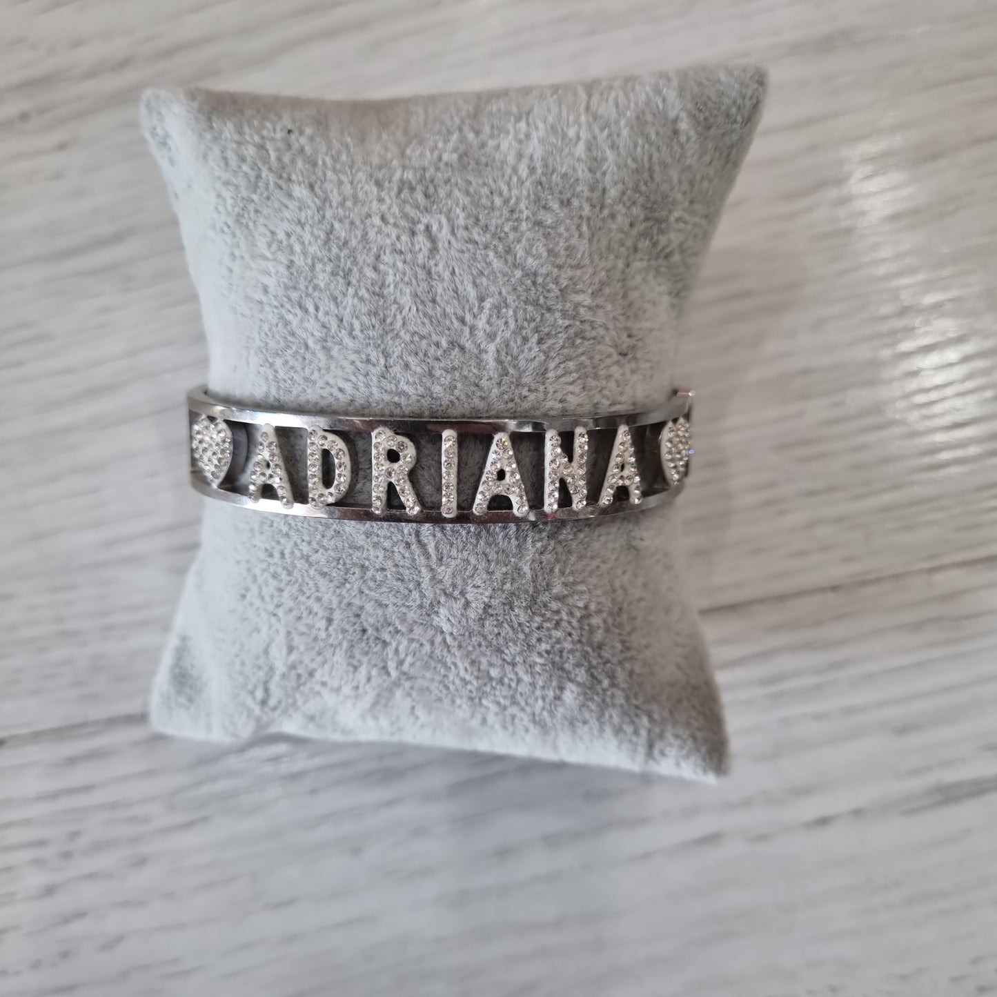 Bracciale nome con iniziale A