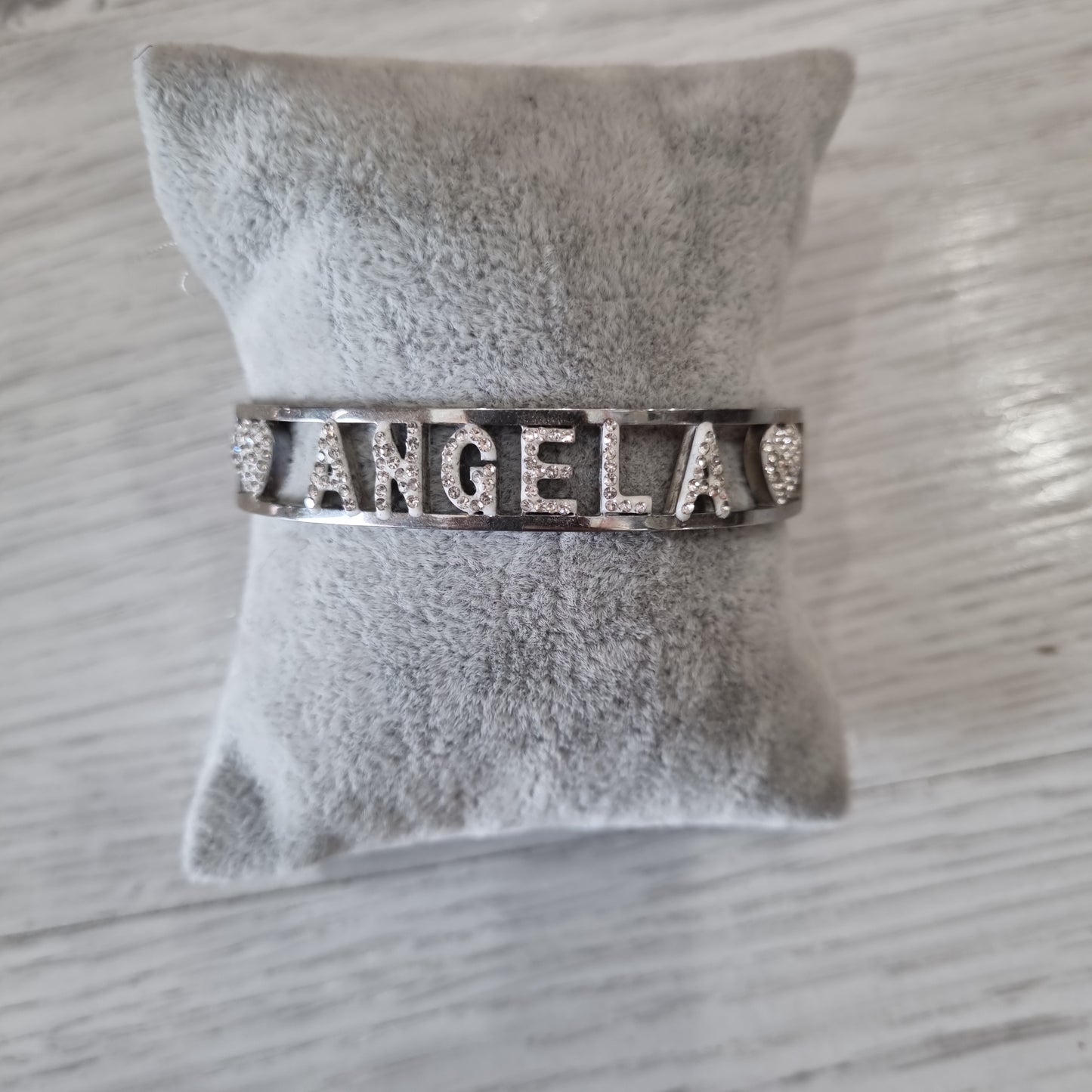 Bracciale nome con iniziale A