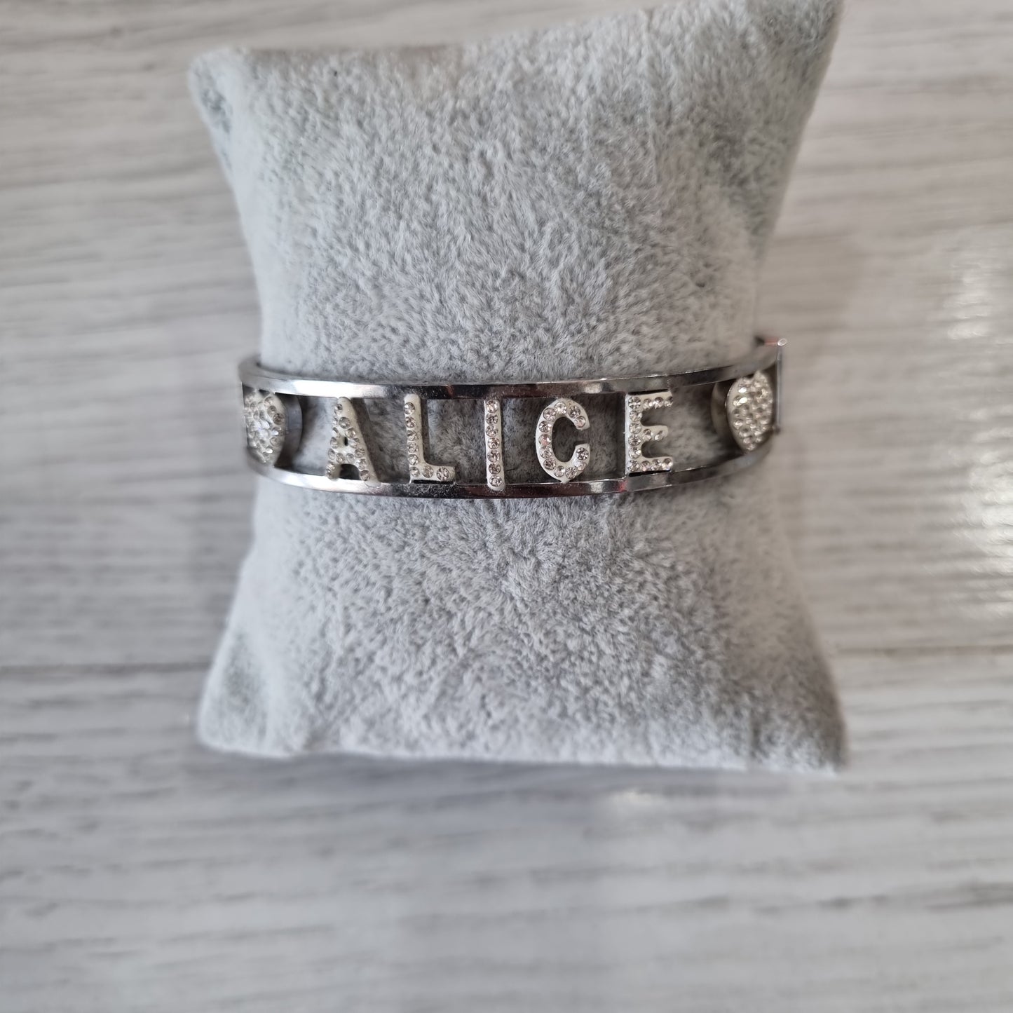 Bracciale nome con iniziale A