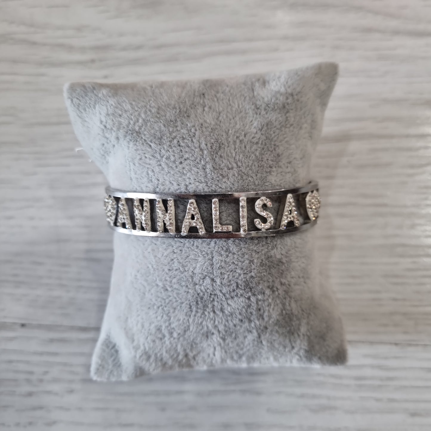 Bracciale nome con iniziale A