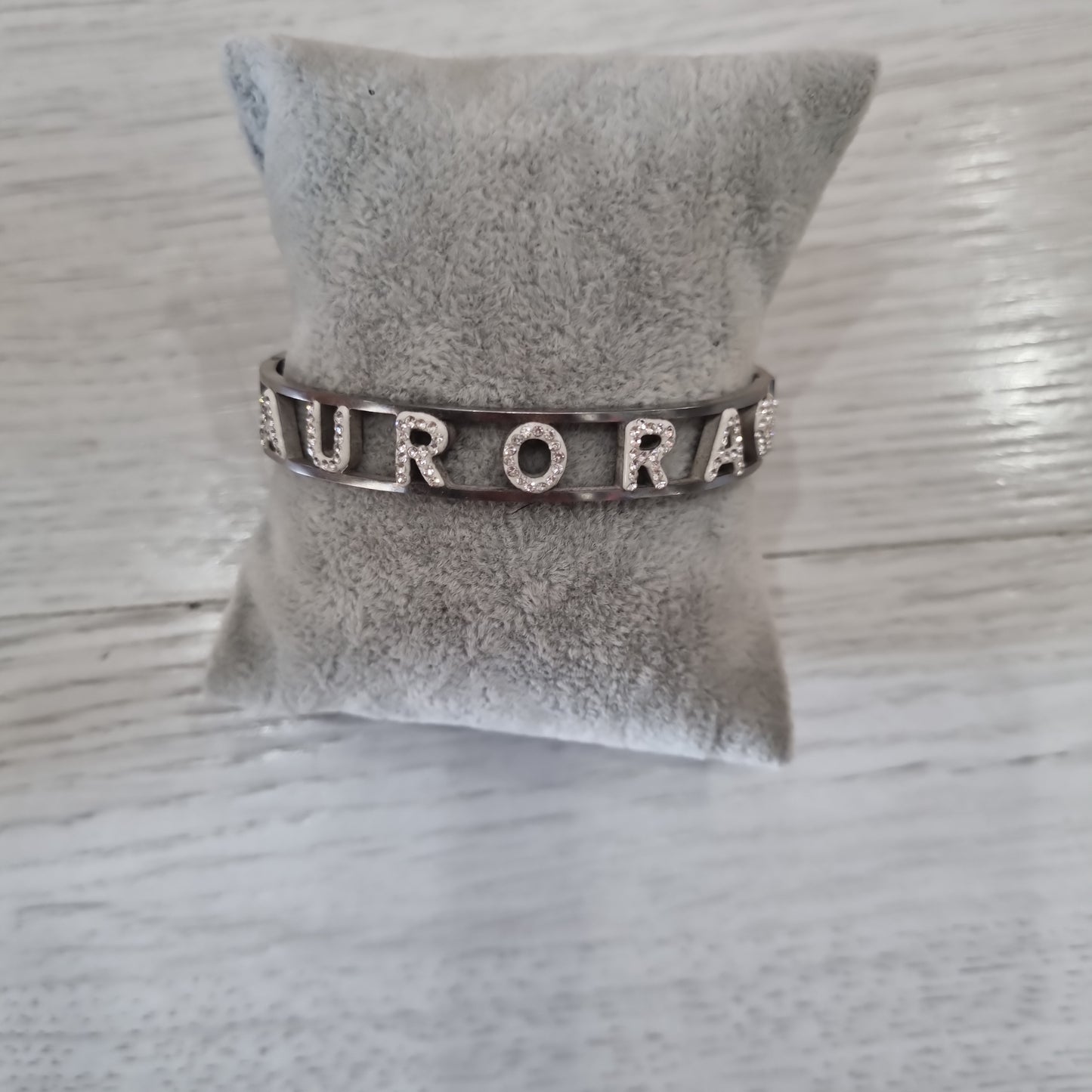 Bracciale nome con iniziale A