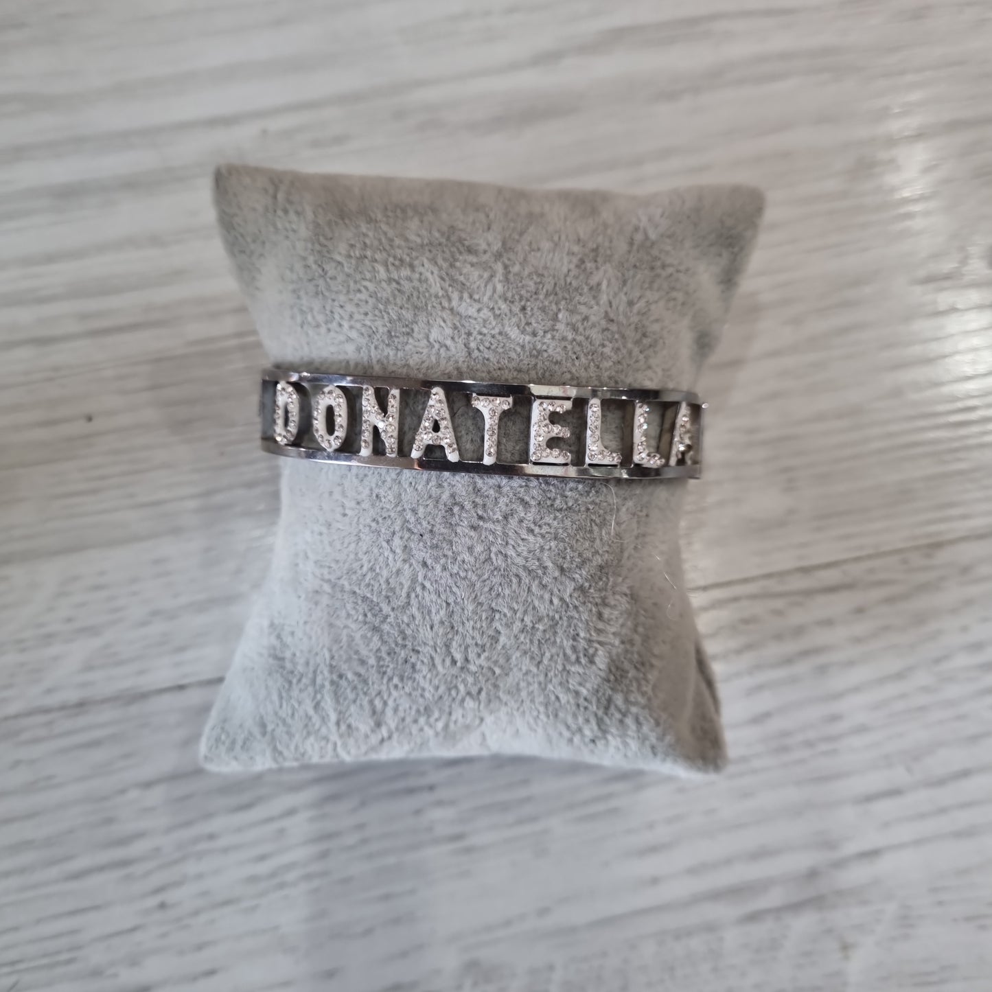 Bracciale nome con iniziale D e E