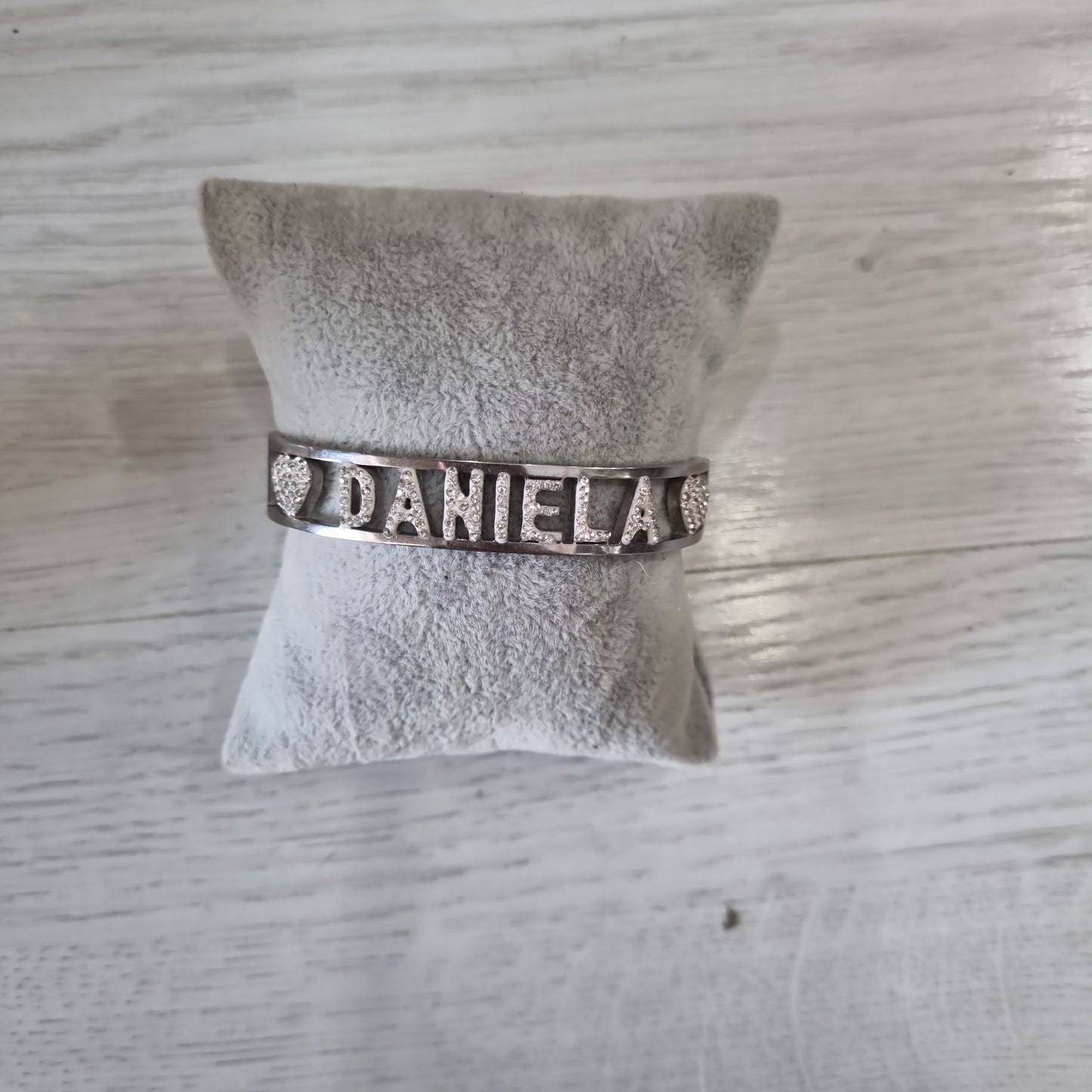 Bracciale nome con iniziale D e E