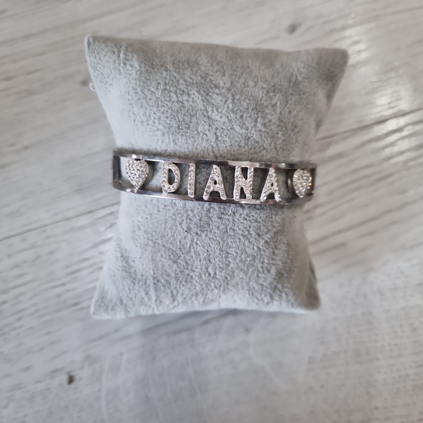 Bracciale nome con iniziale D e E