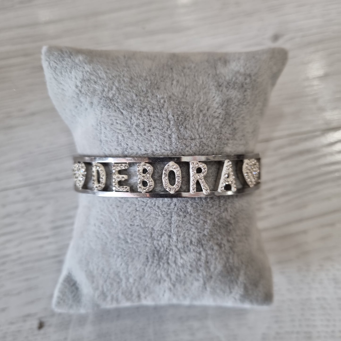 Bracciale nome con iniziale D e E