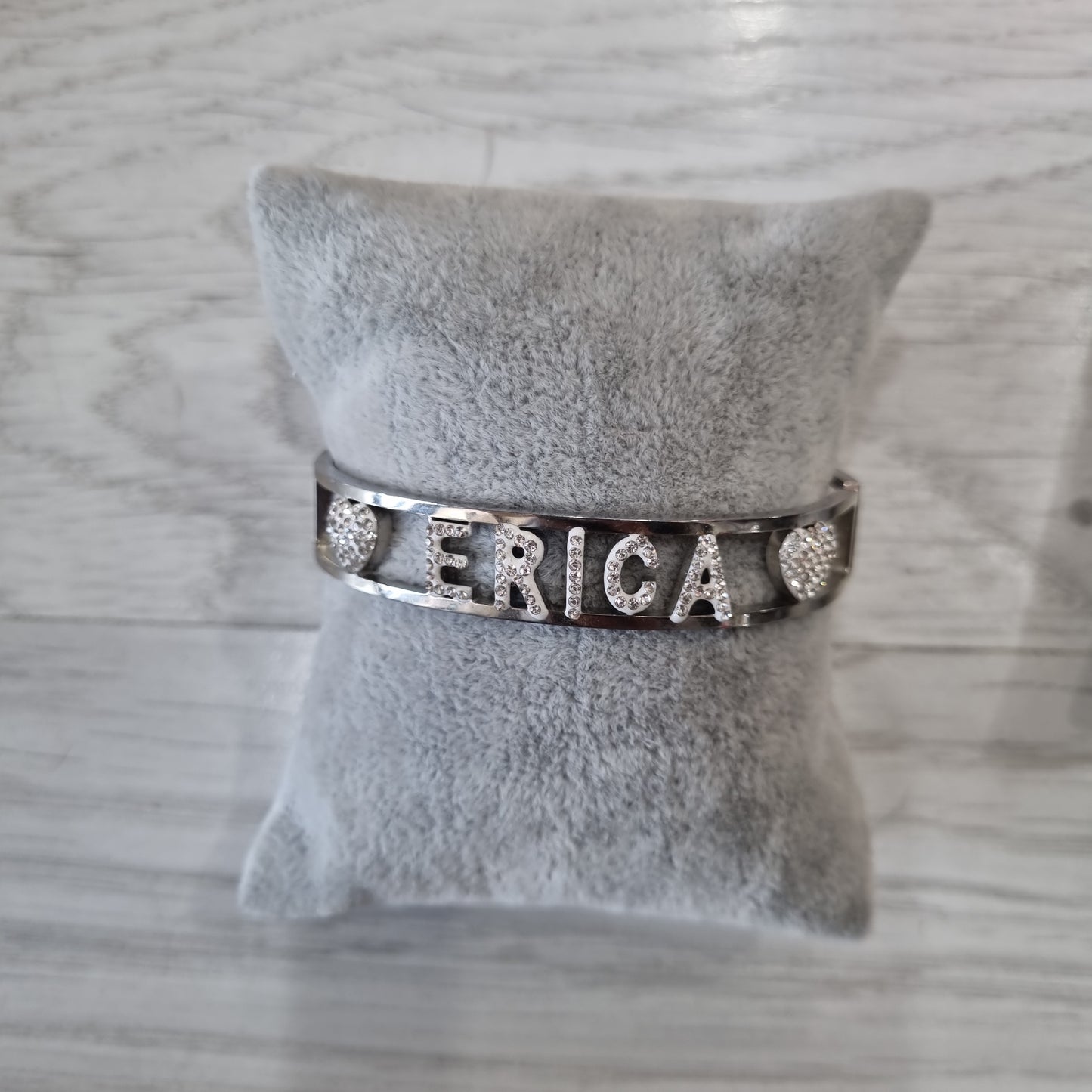 Bracciale nome con iniziale D e E