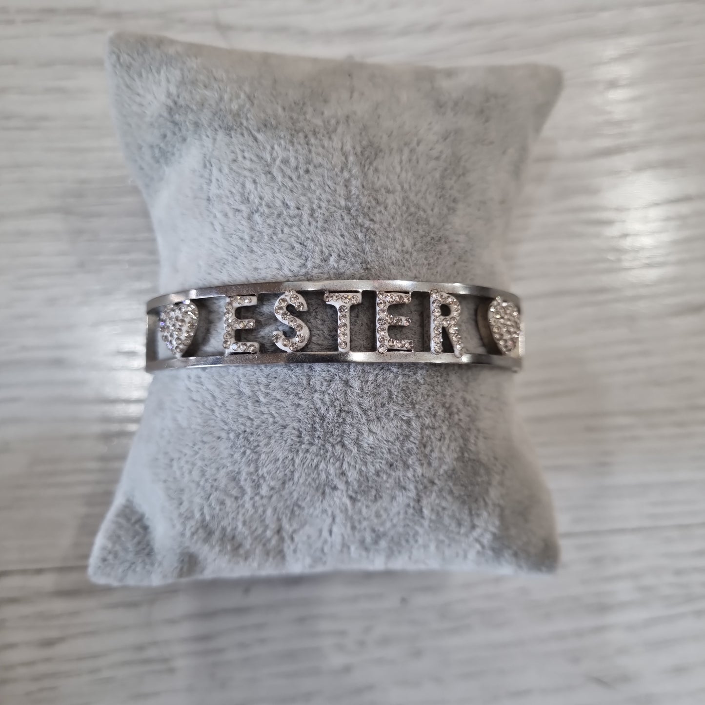 Bracciale nome con iniziale D e E