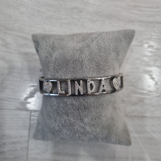 Bracciale nome con iniziale L