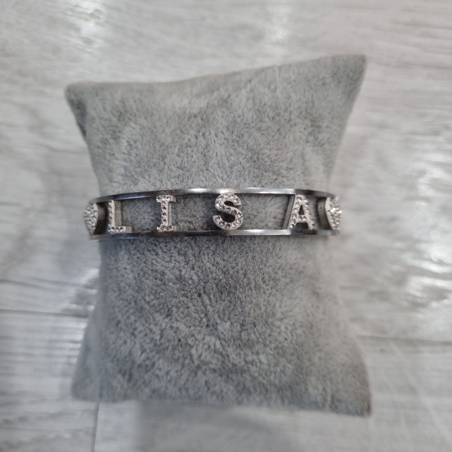 Bracciale nome con iniziale L