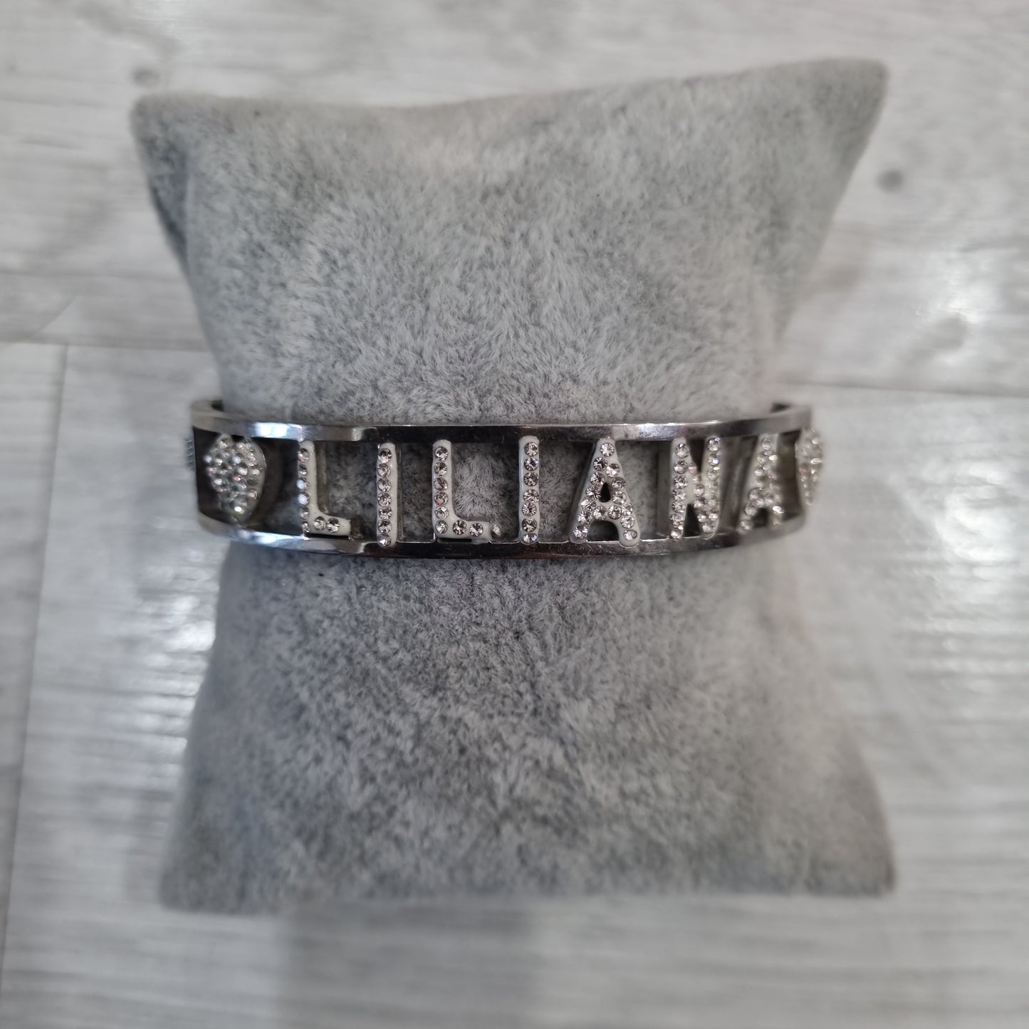 Bracciale nome con iniziale L