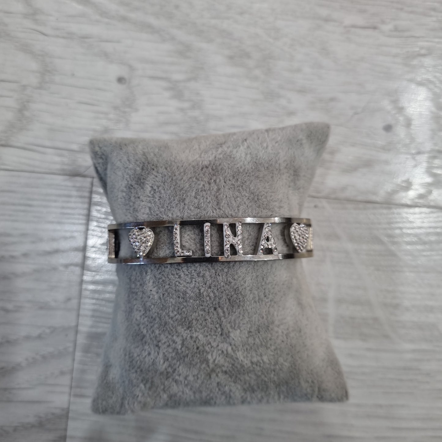 Bracciale nome con iniziale L