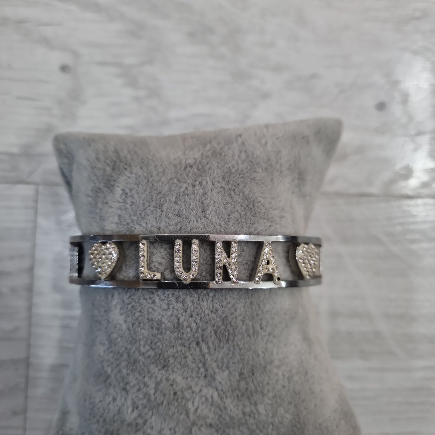 Bracciale nome con iniziale L