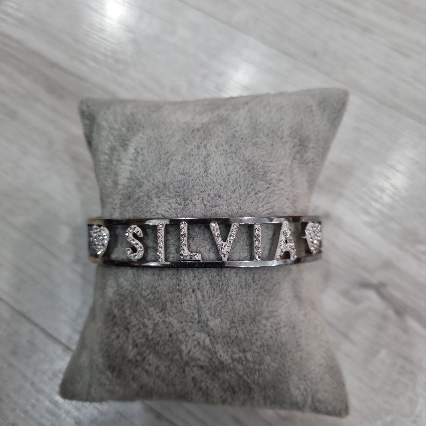 Bracciale nome con iniziale  S e T