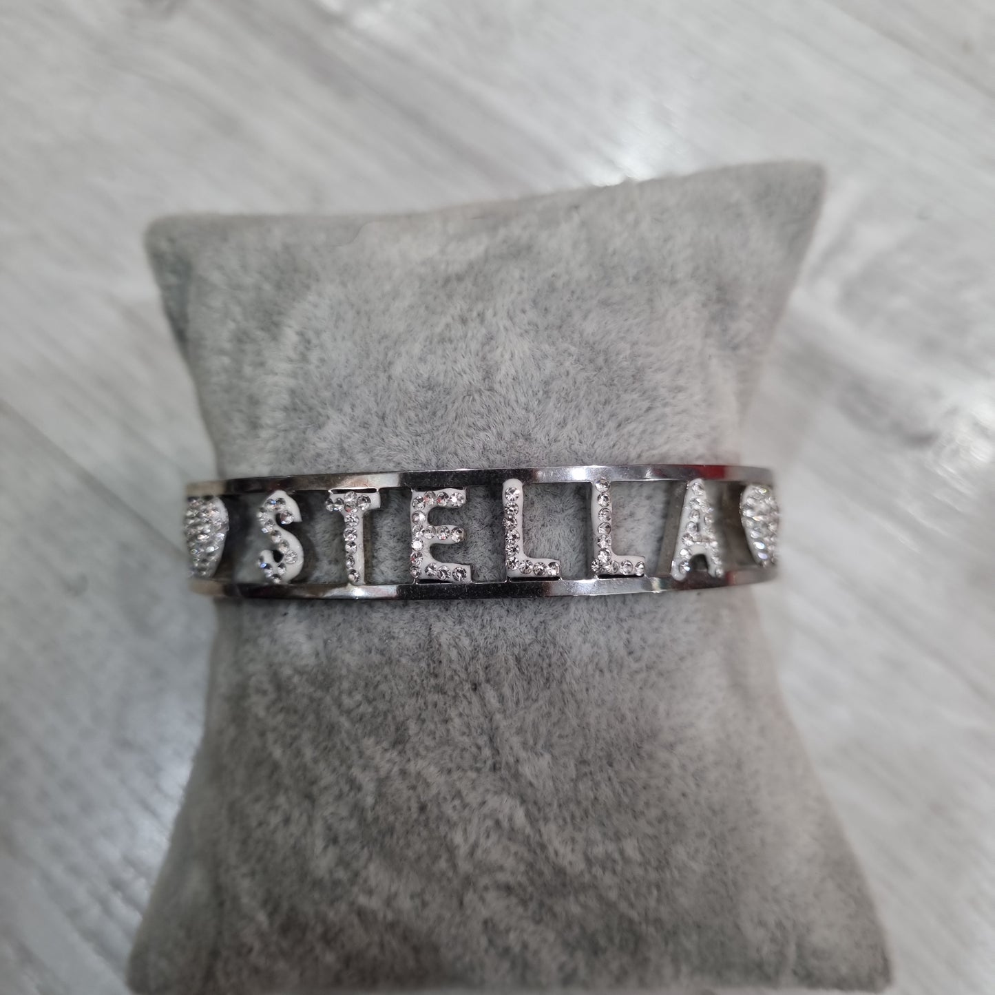 Bracciale nome con iniziale  S e T