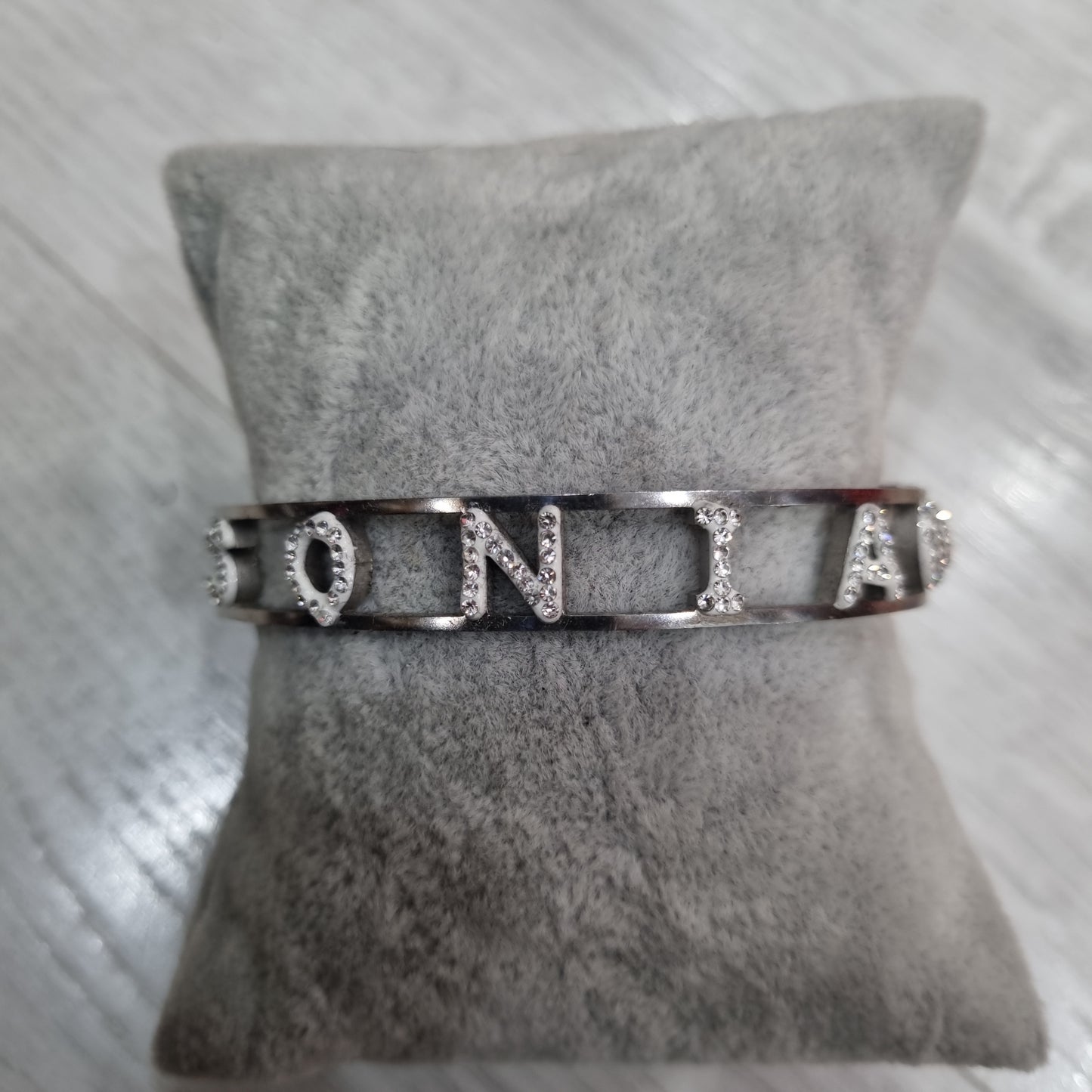 Bracciale nome con iniziale  S e T