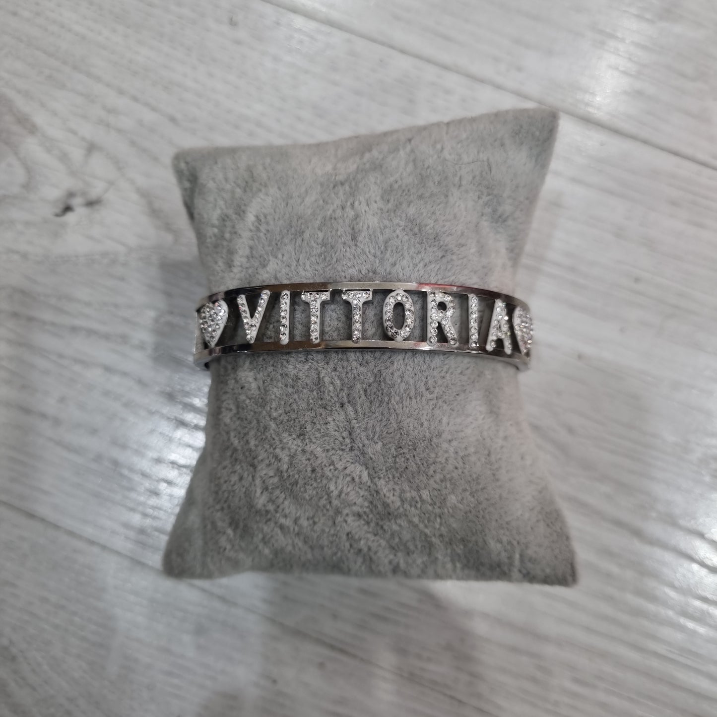 Bracciale nome con iniziale V, J,K,Y