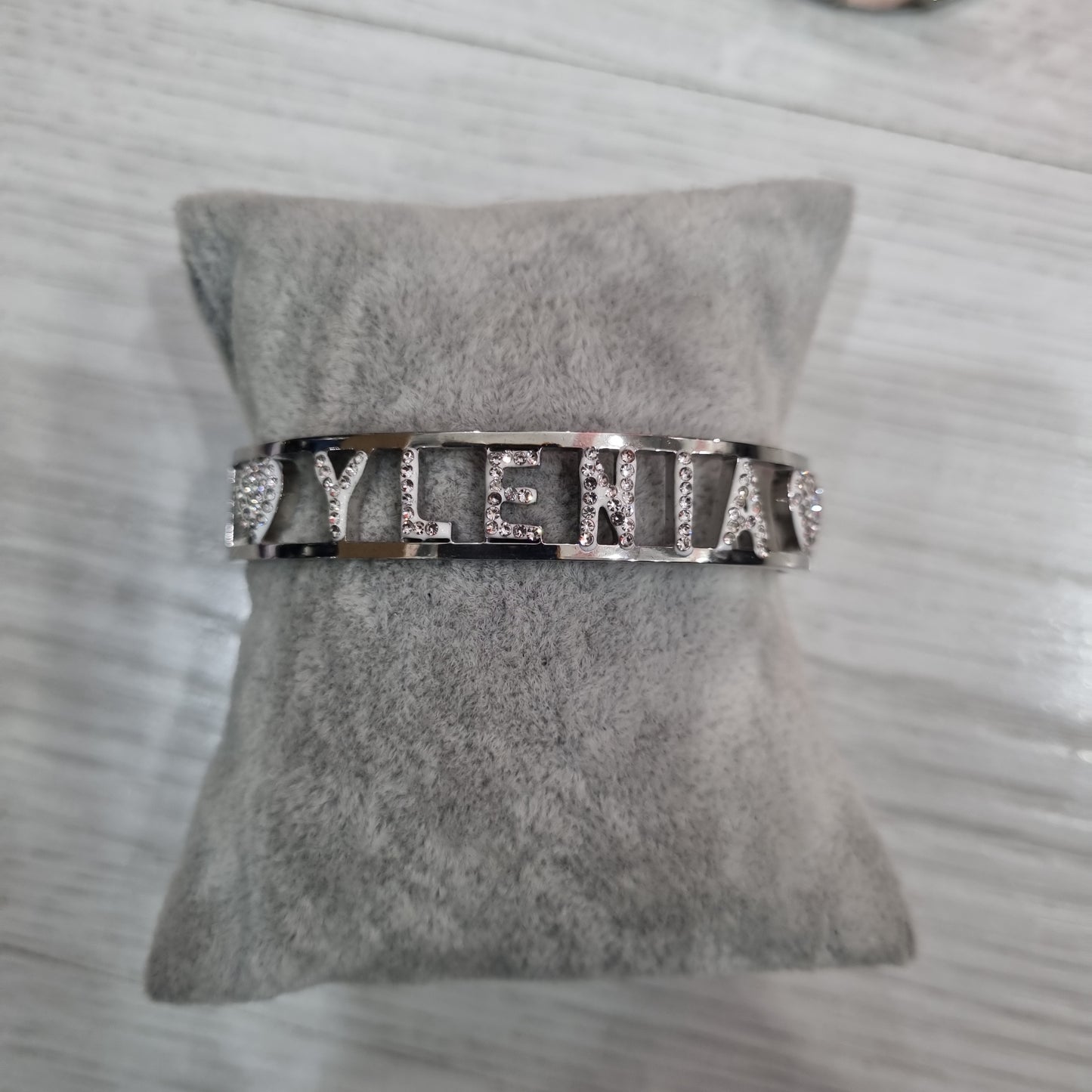 Bracciale nome con iniziale V, J,K,Y