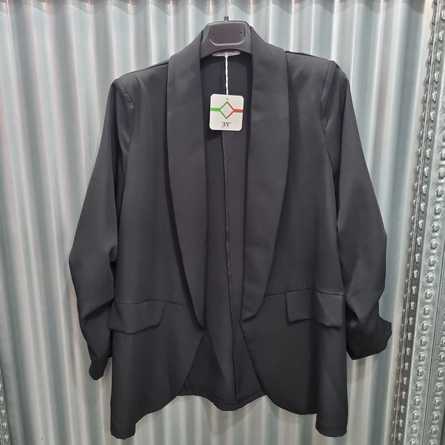 Blazer Taglia grande maniche arriccate