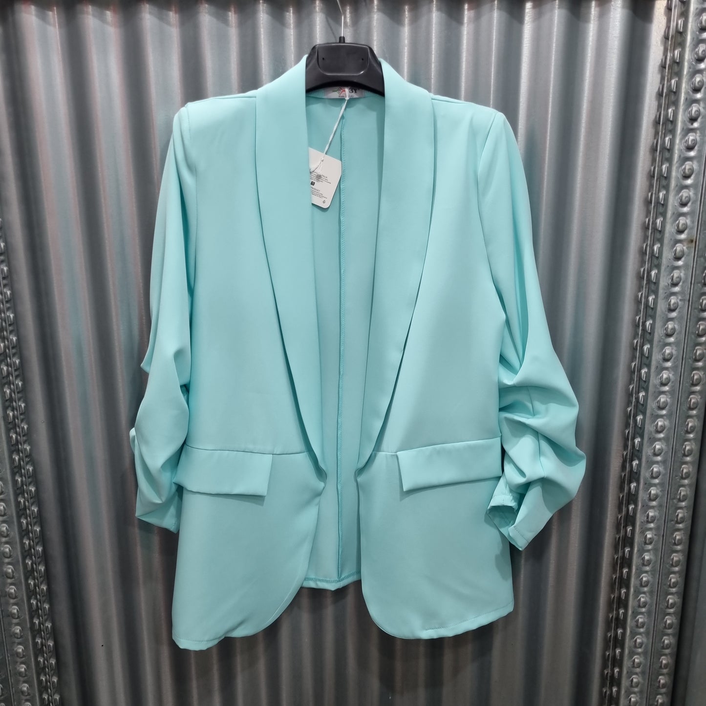 Blazer Taglia grande maniche arriccate