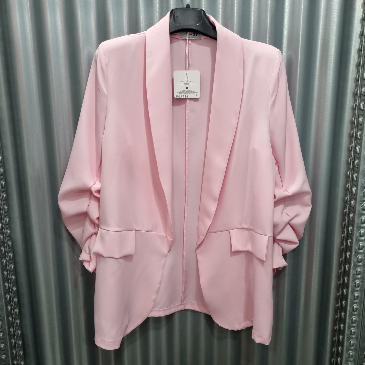 Blazer Taglia grande maniche arriccate